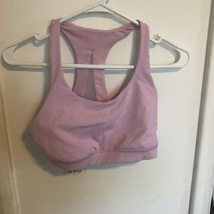 Pink Lulu Lemon Sports Bra